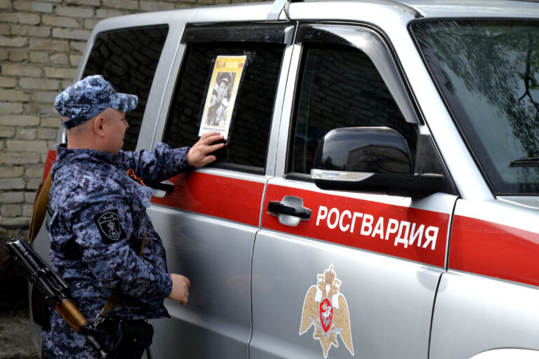 Зауральские Росгвардейцы участвуют в акции «Бессмертный автополк»