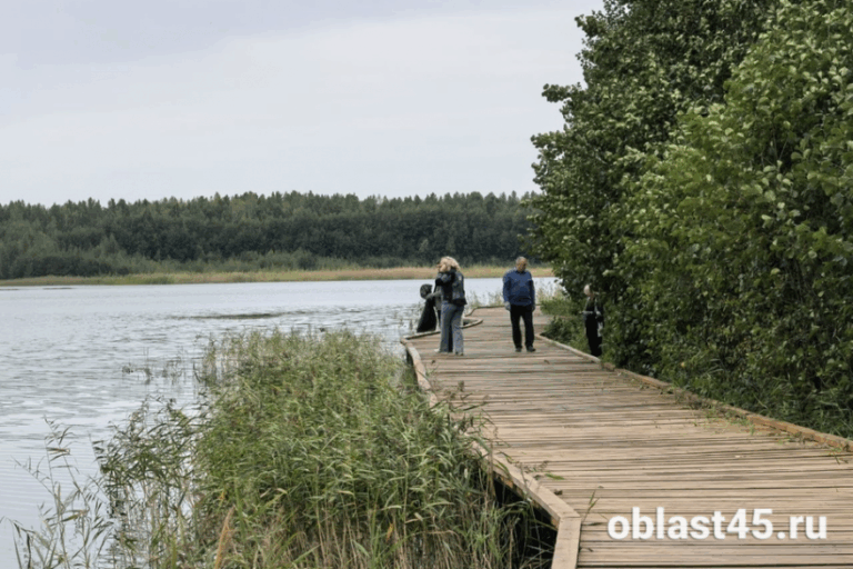 Голубые озёра в Кургане очистили к зиме: волонтёры собрали десятки мешков мусора